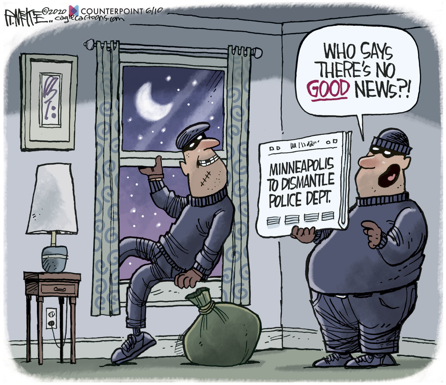 Police dismantled